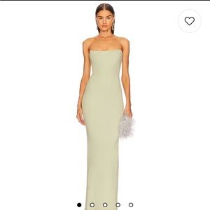 Michael Costello Briggs Gown Sage